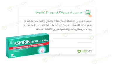 صورة اسبيرين، اسبيرين 100، اسبيرين 81 (Aspirin)